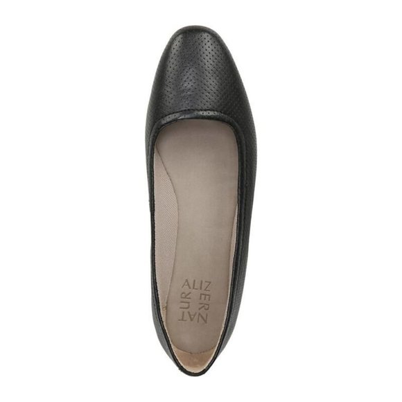 NIB NWT Womens Size 7 Narrow 7N Naturalizer Alya Perforated Leather Flats NEW - Picture 4 of 8